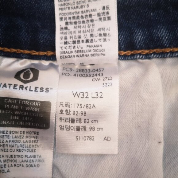 Levi's 512 Men's Size 32 Waist Medium Wash Slim Fit Blue Jeans - Picture 11 of 13